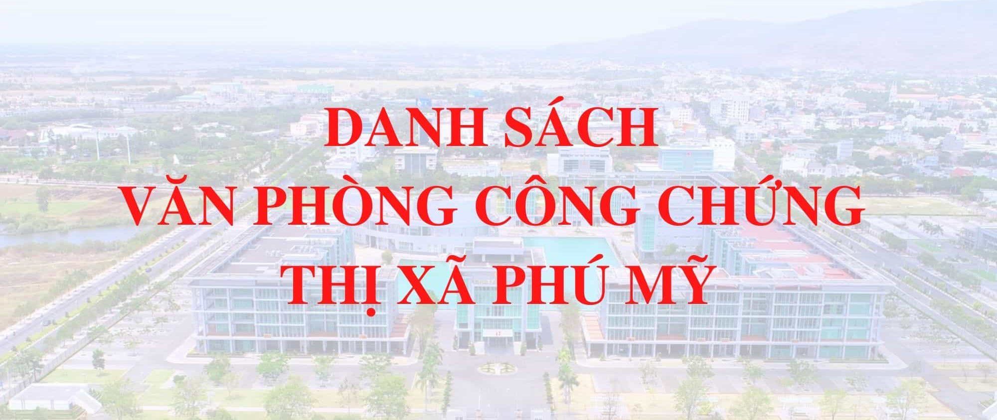 Danh Sach Phong Cong Chung Thi Xa Phu My 1